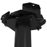 Барный стул вращающийся со спинкой и подлокотниками Douglas Rhombus Синий Велюр варинант исполнения - 6 | Loft Concept в Ростове-на-Дону