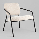 Кресло лаунж Rooney букле белый варинант исполнения - 1 | Loft Concept в Ростове-на-Дону