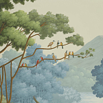 Обои ручная роспись African Savannah Eden варинант исполнения - 2 | Loft Concept в Ростове-на-Дону