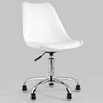 Офисный стул на металлическом основании EGGERY White пластик варинант исполнения - 2 | Loft Concept в Ростове-на-Дону