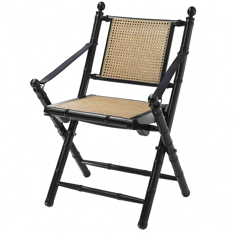  Eichholtz Folding Chair Bolsena Black    -- | Loft Concept 