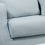 Диван Seldon с мягкими подушками голубое букле варинант исполнения - 5 | Loft Concept в Ростове-на-Дону