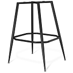 Барный стул со спинкой и подлокотниками на 4-х металлических ножках Douglas Rhombus Синий Велюр варинант исполнения - 5 | Loft Concept в Ростове-на-Дону