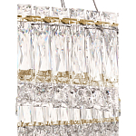 Люстра подвесная круглая из прозрачного хрусталя с золотым корпусом Selfsufficient варинант исполнения - 8 | Loft Concept в Ростове-на-Дону