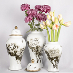 Декоративная ваза с крышкой Flowers in Pots варинант исполнения - 4 | Loft Concept в Ростове-на-Дону