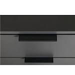 Комод цвета графит с 3-мя ящиками Strict Lines  варинант исполнения - 5 | Loft Concept в Ростове-на-Дону