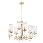 Люстра с 9-ю цилиндрическими стеклянными плафонами Jeanette варинант исполнения - 1 | Loft Concept в Ростове-на-Дону