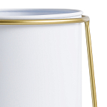 Кашпо из металла и латуни Elegance Elevated Planters белое варинант исполнения - 3 | Loft Concept в Ростове-на-Дону