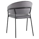 Стул в велюре серого цвета Horizon варинант исполнения - 5 | Loft Concept в Ростове-на-Дону