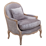 Кресло Ava Classical Armchair brown and grey velour варинант исполнения - 1 | Loft Concept в Ростове-на-Дону