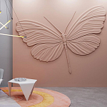 Барельеф BUTTERFLY варинант исполнения - 2 | Loft Concept в Ростове-на-Дону
