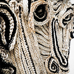 Арт-Объект из нитей Черно-Белый портрет Joana Schneider  варинант исполнения - 1 | Loft Concept в Ростове-на-Дону