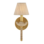 Бра из кованого железа с отделкой плетеной веревкой и сусальным золотом Parisian Style варинант исполнения - 4 | Loft Concept в Ростове-на-Дону