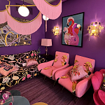 Картина Фламинго вышивка бисер Flamingo Beaded Wall Art варинант исполнения - 1 | Loft Concept в Ростове-на-Дону