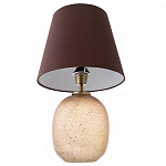 Настольная лампа с тканевым абажуром на овальном основании Lampshade on Oval Base варинант исполнения - 2 | Loft Concept в Ростове-на-Дону