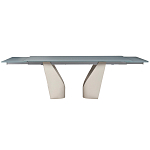 Стол обеденный раскладной со стеклянной столешницей Futuristic Table варинант исполнения - 2 | Loft Concept в Ростове-на-Дону