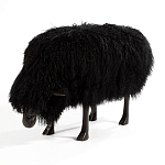 Банкетка Овечка черная Sheep Bench Black head down варинант исполнения - 2 | Loft Concept в Ростове-на-Дону
