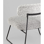 Кресло лаунж Kate букле серый варинант исполнения - 3 | Loft Concept в Ростове-на-Дону