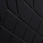 Комод черный округлой формы с рельефным фасадом Black Cut варинант исполнения - 5 | Loft Concept в Ростове-на-Дону