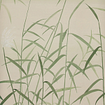 Обои ручная роспись Wild Grasses Special Colourway on Bleached Silver slub silk варинант исполнения - 2 | Loft Concept в Ростове-на-Дону