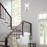 Бра с цилиндрическим тканевым абажуром белого цвета Feiss варинант исполнения - 2 | Loft Concept в Ростове-на-Дону