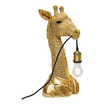 Настольная лампа в детскую Жираф в золотом костюме варинант исполнения - 1 | Loft Concept в Ростове-на-Дону