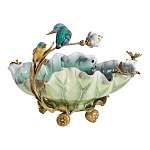 Чаша в виде листка лотоса с птицами Eden Garden варинант исполнения - 4 | Loft Concept в Ростове-на-Дону