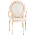 Стул с подлокотниками из массива бука бежевый Solid Luxury варинант исполнения - 2 | Loft Concept в Ростове-на-Дону