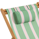 Шезлонг из акации и ткани Venezuela варинант исполнения - 8 | Loft Concept в Ростове-на-Дону