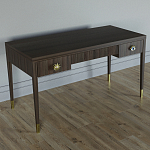 Письменный стол Elsa Dreams Walnut Шпон дерево с двумя ящиками варинант исполнения - 2 | Loft Concept в Ростове-на-Дону