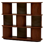 Стеллаж Zacharie Brown Wood Rack варинант исполнения - 1 | Loft Concept в Ростове-на-Дону