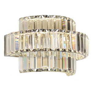 Бра Crystal Shine Linda Chrome Wall Lamp B