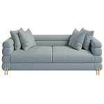 Дизайнерский Диван Lancaster Серо-голубое букле варинант исполнения - 3 | Loft Concept в Ростове-на-Дону