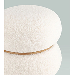 Пуф Полли S тедди белый варинант исполнения - 3 | Loft Concept в Ростове-на-Дону