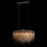 Люстра подвесная с металлическими цепочками и изогнутыми металлическими дугами 72 см Atlantis Chain варинант исполнения - 3 | Loft Concept в Ростове-на-Дону