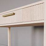 Элегантная Консоль Primo с выдвижным ящиком Светлый дуб варинант исполнения - 3 | Loft Concept в Ростове-на-Дону