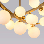 Люстра подвесная фигурная с белыми лампами в форме шара Felicitat варинант исполнения - 3 | Loft Concept в Ростове-на-Дону