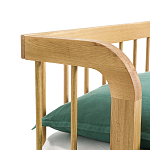 Кровать из массива дуба с пружинным блоком Mateta варинант исполнения - 6 | Loft Concept в Ростове-на-Дону