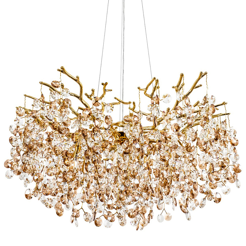     Fairytree Gold Crystal Chandelier 10     -- | Loft Concept 
