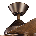 Потолочный вентилятор с тремя угловатыми лопастями Kichler варинант исполнения - 2 | Loft Concept в Ростове-на-Дону