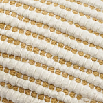 Чехол на подушку горчичного цвета с бахромой и объемным узором Ethnic mix варинант исполнения - 2 | Loft Concept в Ростове-на-Дону