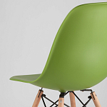 Пластиковый стул на ножках из массива бука Eames Green варинант исполнения - 3 | Loft Concept в Ростове-на-Дону