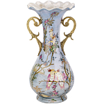 Ваза фарфоровая с попугаями Gaya варинант исполнения - 1 | Loft Concept в Ростове-на-Дону