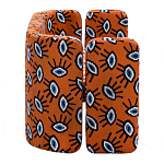 Акцентный Двухместный Диван Leela Оранжевый Орнамент варинант исполнения - 4 | Loft Concept в Ростове-на-Дону