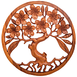 Панно из дерева Sakura Panel With Trees варинант исполнения - 1 | Loft Concept в Ростове-на-Дону