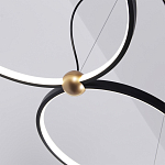 Люстра подвесная светодиодная черный металл Ring Horizontal варинант исполнения - 14 | Loft Concept в Ростове-на-Дону