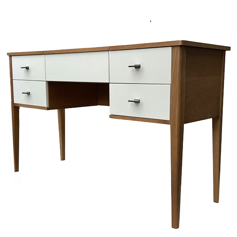 Стол письменный из массива бука Tasteful Furniture Table Коричневый Слоновая кость  в Ростове-на-Дону | Loft Concept 