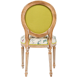 Стул из массива бука бежевый с изображением птиц и цветов Beige Green Chinoiserie Birds Garden Chair варинант исполнения - 2 | Loft Concept в Ростове-на-Дону