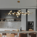 Люстра в виде золотой ветки с цветами и птичками Marvelous Garden варинант исполнения - 6 | Loft Concept в Ростове-на-Дону