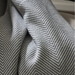 Плед из шерсти мериноса серого цвета 130×180 см Gray Waves варинант исполнения - 6 | Loft Concept в Ростове-на-Дону